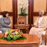 Milli Məclisin sədri Sahibə Qafarova Oman Sultanlığının xarici işlər naziri ilə görüşüb