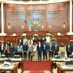 Beynəlxalq gənclər forumunun bir qrup iştirakçısı Milli Məclisdə olub