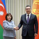 Sahibə Qafarova Qırğız Respublikasının Prezidenti Sadır Japarov ilə görüşüb
